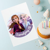 Opłatek na tort FROZEN II KRAINA LODU ELSA