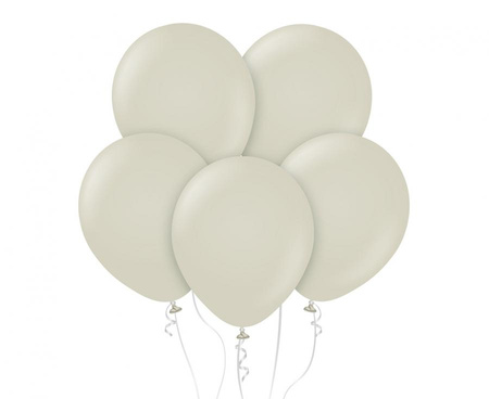 #BL Balony Beauty&Charm, pastelowe szaro-beżowe 12"/ 50 szt. KK