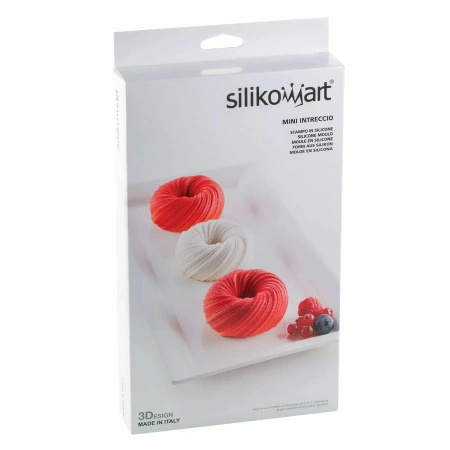MINI INTRECCIO - Forma silikonowa, gniazdo  małe