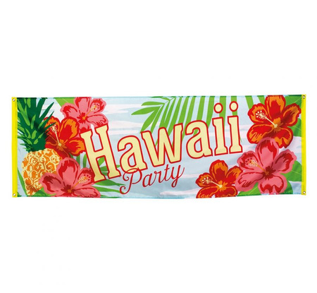 #DEBA Banner "Hawaii Party", rozm. 74x220 cm, polyester