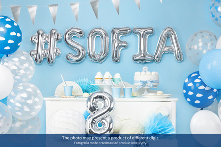 Balon foliowy Cyfra ''2'', 35cm, złoty