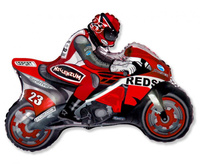 #BFK Balon foliowy 24" FX - Motor (czerwony), niepakowany