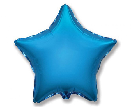 #BFK Balon foliowy 18" FX - Gwiazda (niebieska), niepakowany