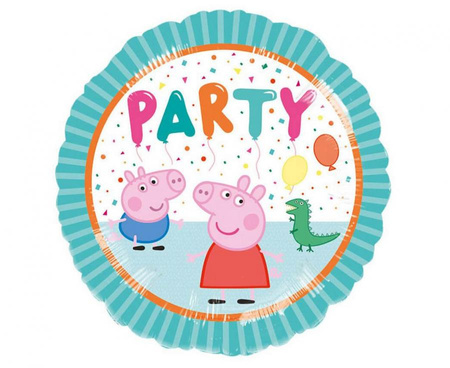 #BFK Balon foliowy 18" CIR - Peppa Pig party