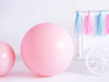 Balon okrągły 1m, Pastel Pale Pink