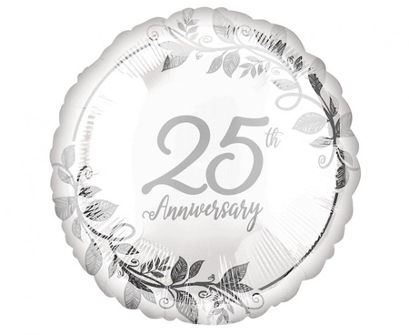 #BFK Balon foliowy 18" SHP -  Happy 25th anniversary