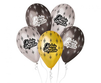 #BL Balony Premium W Dniu Urodzin, metaliczne, 12 cali / 6 szt.