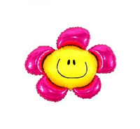 #BFK Balon foliowy 14" FX - Kwiatek (różowy), niepakowany