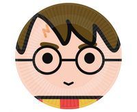 #ZTA Talerzyki papierowe Harry Potter, 23 cm, 8 szt. KK