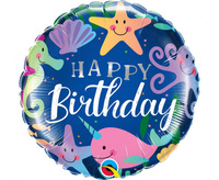 #BFK Balon foliowy 18" QL RND UNDER THE SEA KK