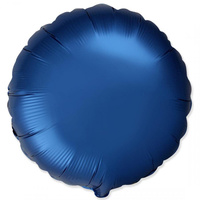 #BFK Balon foliowy 18" FX - Okrągły (satynowy Navy Blue), niepakowany