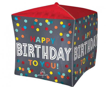 #BFK Balon foliowy Confetti burst bday