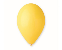 #BL Balony A80 pastel 9" - żółte 02/ 100 szt.