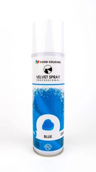 Zamsz w sprayu NIEBIESKI 250 ml Food Colours