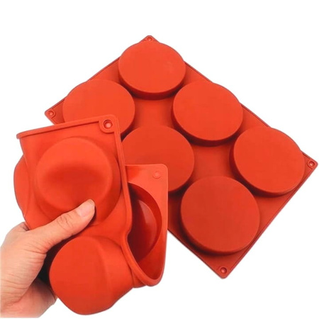 Forma silikonowa do żelki monoporcji 10x2,2 cm 6 gniazd