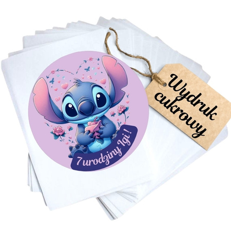 Opłatek na tort LILO I STICH WZ. V