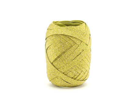 Tuba z serpentynami, złoty, 80cm