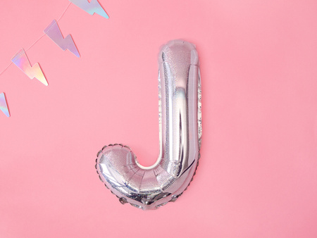 Balon foliowy &, 35cm, holograficzny