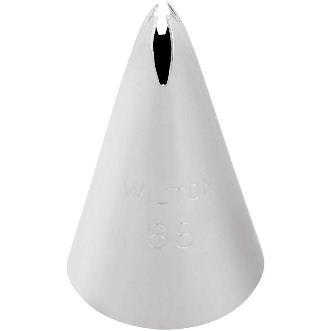 Widok z boku – metalowa tylka do liści Wilton #68 wykonana ze stali nierdzewnej