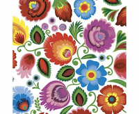 #ZSE Serwetki papierowe Łowicz Embroidery Folk, 33 x 33 cm, 20 szt.