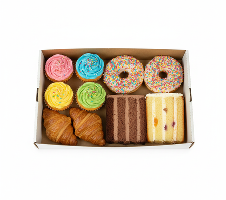 Pudełko na ciasto pączki 40x30x7 cm