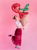 Balony Eco 30cm pastelowe, rumiany różowy (1 op. / 10 szt.)