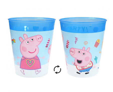 #ZKUW Kubek wielokrotnego użytku PEPPA PIG,  (Hasbro), 1 szt. KK