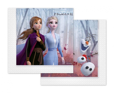 #ZSE Serwetki papierowe Frozen 2, 33x33 cm, 20 szt. KK