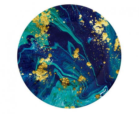 #ZTA_GD Talerzyki papierowe Midnight Blue, 18 cm/ 6 szt.