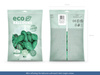 Balony Eco 30cm metalizowane, jasny złoty (1 op. / 100 szt.)