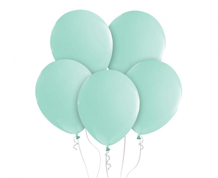 #BL Balony Beauty&Charm, makaronowe zielone 12"/ 10 szt.