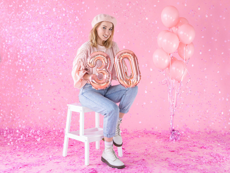 Girlanda 1st Birthday - Flagietki, 1,3m