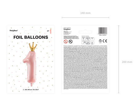 Balony Glossy 30cm, 60, złoty (1 op. / 6 szt.)