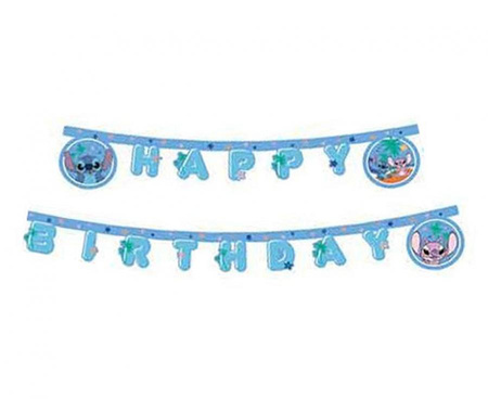 #DEBA Banner Stitch & Angel Disney - Happy Birthday