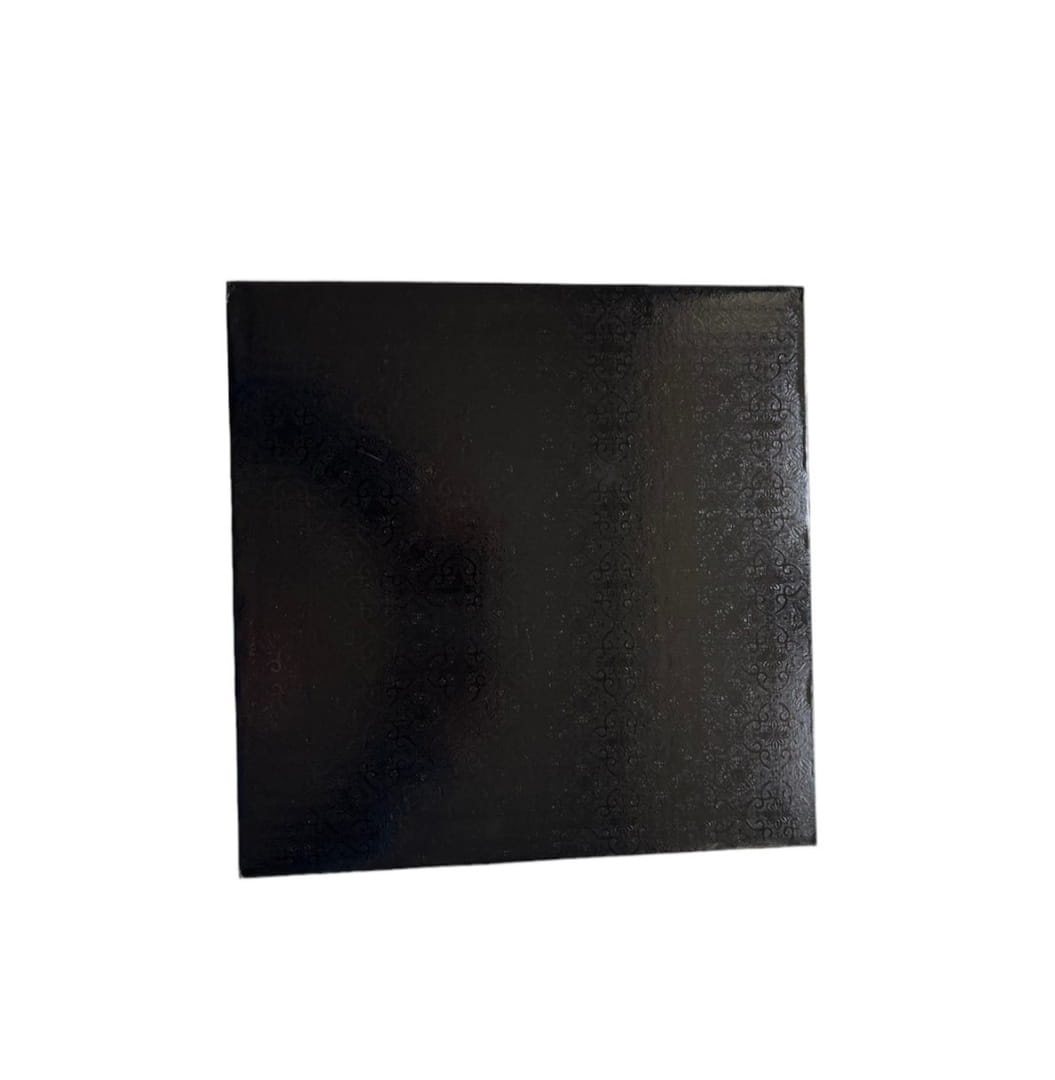 Podkład pod tort czarny 34x34 cm h 10 mm Julita