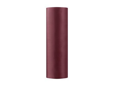Satyna gładka, bordo, 0,16 x 9m (1 szt. / 9 mb.)