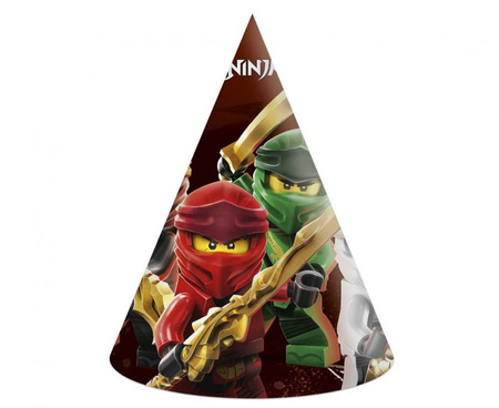 #STAI Czapeczki papierowe Lego Ninjago, 6 szt., KK