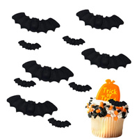 Nietoperze cukrowe Halloween DUŻE 12 szt.