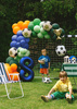 Balon foliowy Cyfra '6', 86cm, złoty