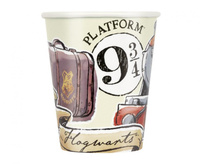 #ZKU Kubeczki pap. Harry Potter, 250 ml. 8 szt.