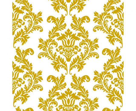 #ZSE Serwetki papierowe White&Gold Wallpaper, 33 x 33 cm,  20 szt.