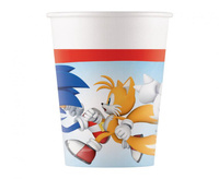 #ZKU Kubeczki papierowe (WM) Sonic, 200ml, 8 szt. (SUP label)