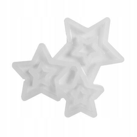 Foremka silikonowa do tworzenia lizaków z izomaltu GWIAZDY GWIAZDKI 