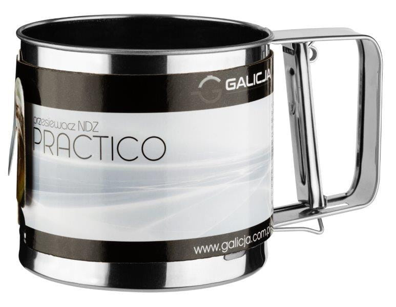 Detal przesiewacza kuchennego Galicja 10 cm - stal nierdzewna i wykończenie