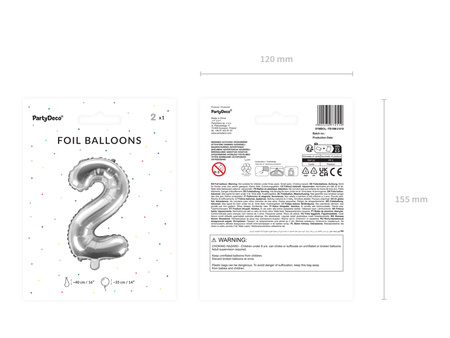 Balon foliowy Litera ''V'', 35cm, złoty