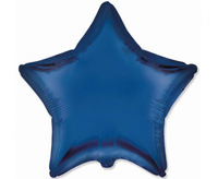#BFK Balon foliowy 18" FX - Gwiazda (satynowy Navy Blue), niepakowany