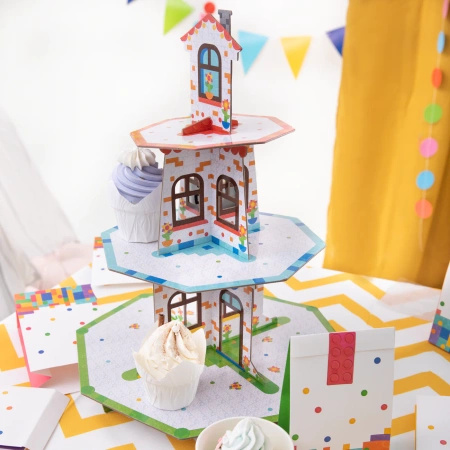 Patera na muffinki KLOCKI 34x46 cm DIY Party Pal