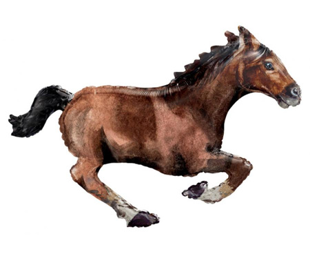 #BFK Balon foliowy SuperShape Galloping Horse 101 cm x 63 cm, zapakowany
