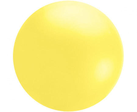 #BL Balon QL 4 ft chloroprenowy,  pastel żółty / 1 szt. KK