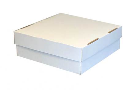 Mocne pudełko na muffiny ciasto 30x30x10 cm dwuczęściowe 